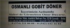 Osmanli Kır Pidesi Gobit Döner - Bolu